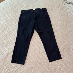 GAP Navy Athletic Straight Pants